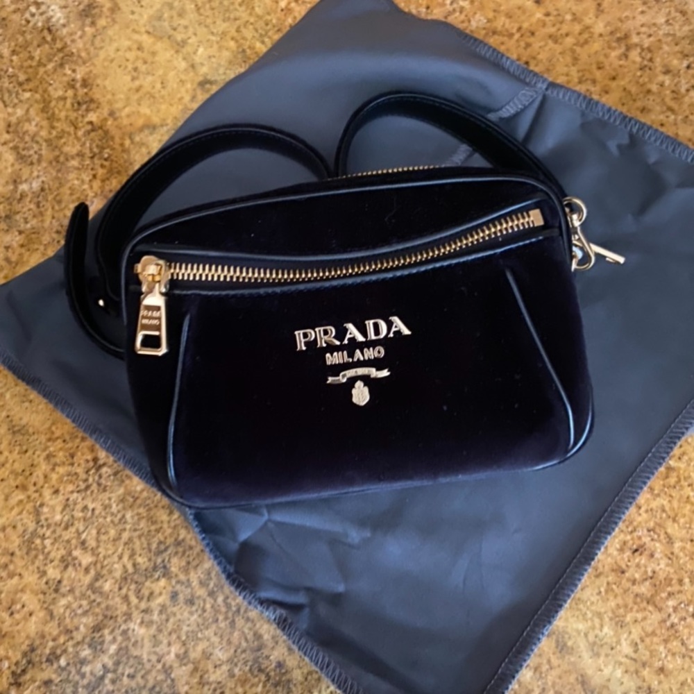 Prada velluto belt bag-SOLD